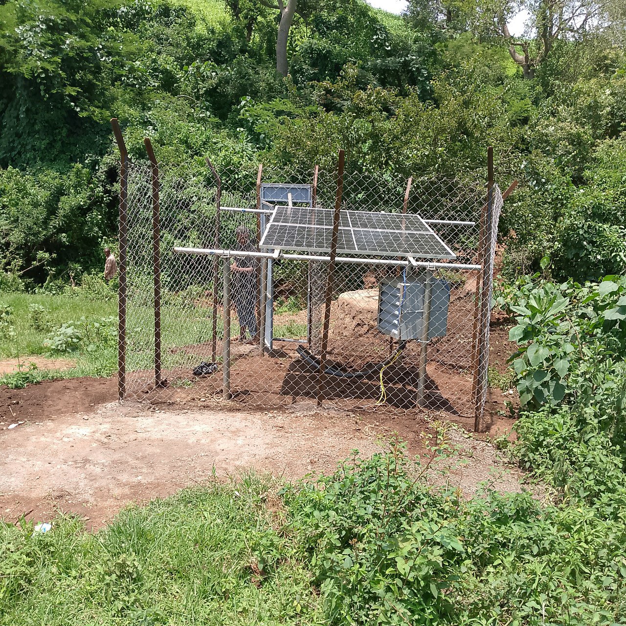 Community Support Solar Powered Water Supply Works for Kommed Primary School